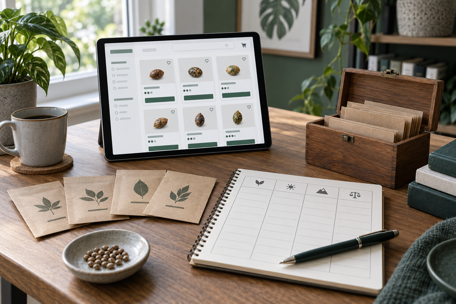 Cannabiszaden vergelijken voor De seedshop van Master of Seeds in vogelvlucht